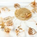 Georg Jensen. Golden Christmas / Christmas Collectibles. Samling juleuroer fra fra 1991,1996-2005, 2008, 2011 & 2013 (15)
