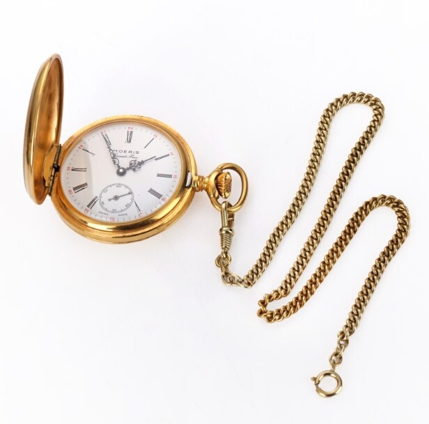 Oudin A Paris, Moeris and Mora. Collection of pocket watches in i.a. silver (6)