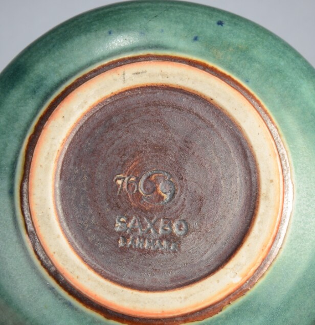 Saxbo. Vase af stentøj nr. 76
