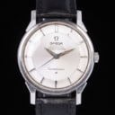 Omega 'Constellation'. Men's steel watch with silver pie-pan dial