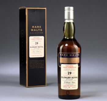 Whisky. Glenury Royal 29 years Single Malt Whisky, 57%, 0,7l