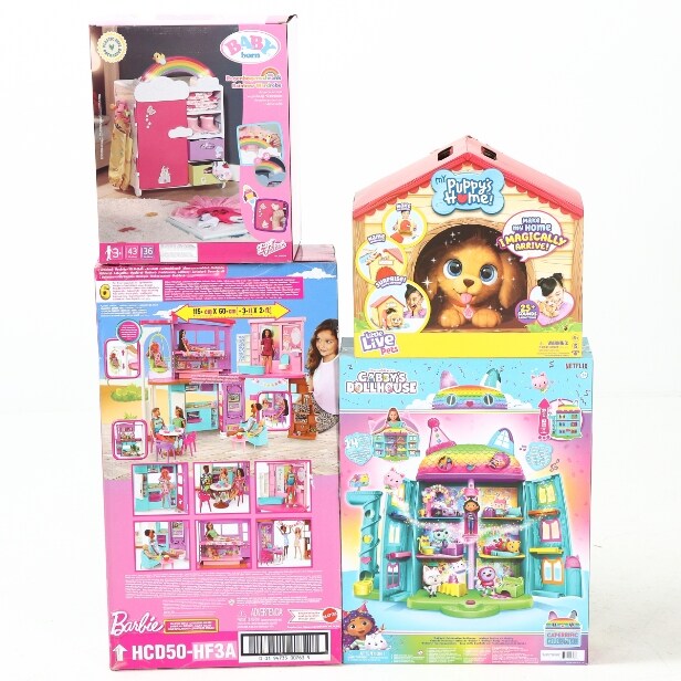 Gabby's Dollhouse, Barbie La Maison á Malibu m.m. (4)