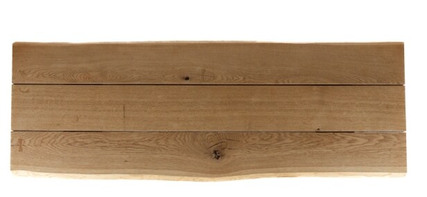 plankebord af egetræ.