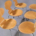 Arne Jacobsen. A set of six chairs, 'The Ant', model 3101 (6)