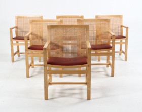 Rud Thygesen & Johnny Sørensen. King's Series. Six armchairs (6)