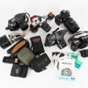 Canon, Nikkormat and others: A collection of cameras