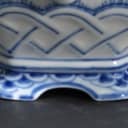 Royal Copenhagen / Kgl. P. Musselmalet Helbonde. Tekande / tepotte med låg, porcelæn, nr. 1119 1. & 2. sort. 