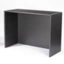 Montana. Countertop made of grey painted MDF