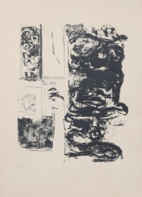 Preben Hornung: Composition. Lithography