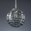 Doria. Pendant from the 70s in grey-blue glass
