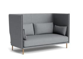 GamFratesi for Hay. To-pers. sofa, model Silhouette, eg/ Remix uld