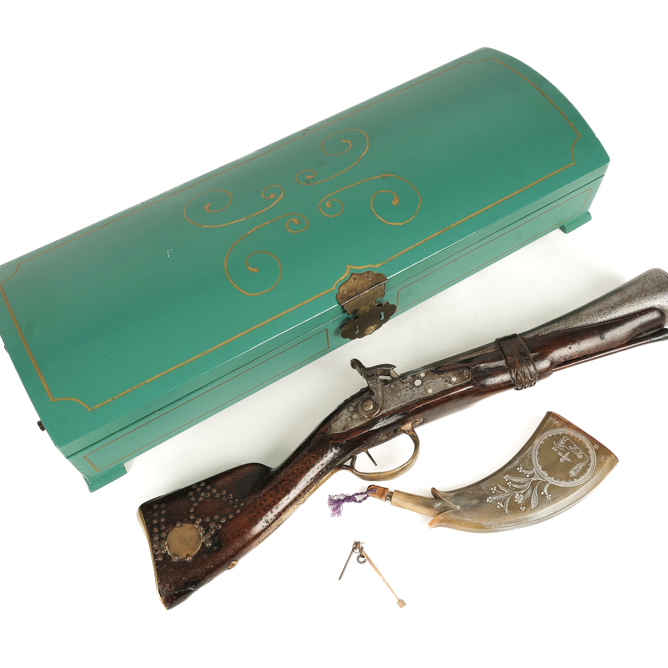 English? percussion 'blunderbuss' 17th/19th century | Lauritz.com