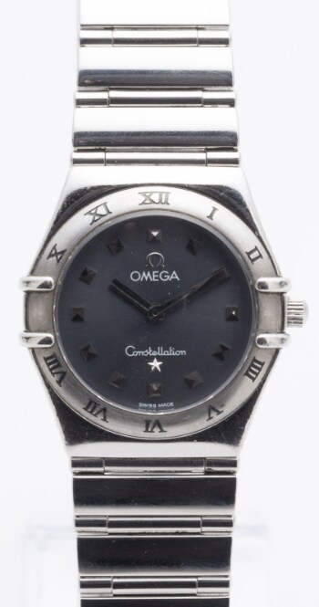 Omega Constellation My Choice. Dameur af stål Ø 25 mm.