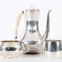 A. F. Rasmussen. Coffee service made of sterling silver (3)