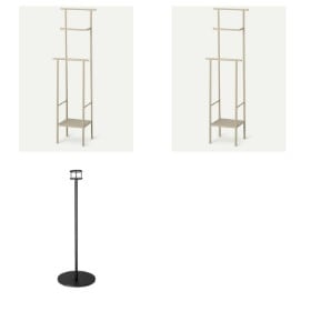 Ferm Living. 2 x Dora Toilet Paper Stand, samt Sæbe/Håndsprit Stander (3)