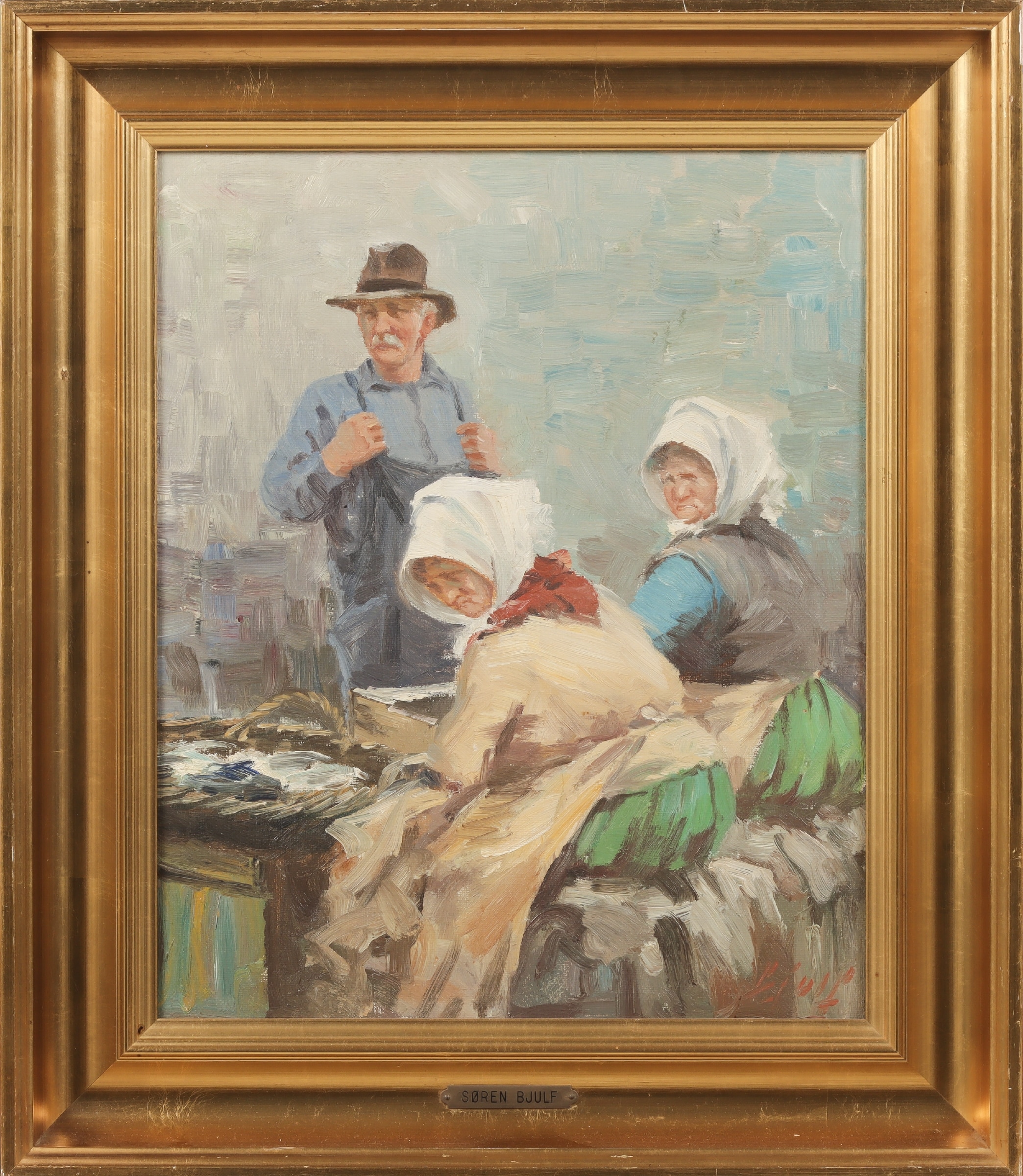 S.C. Cheers. Fishermen's wives from Gl. Beach