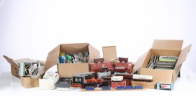 Märklin. Collection of various trains and accessories