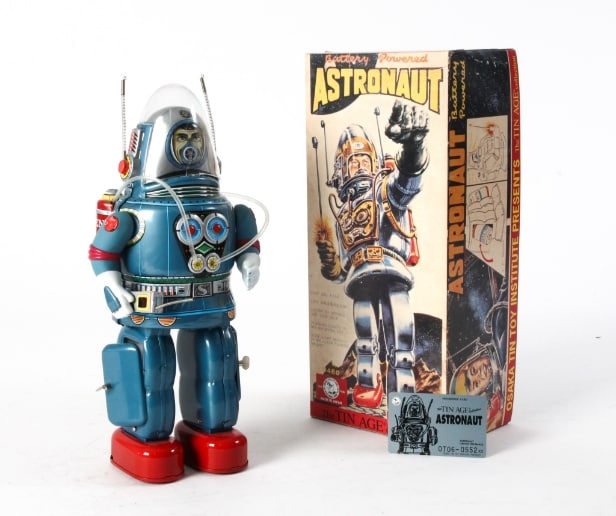 Osaka Tin Toy. Roskoe Astronaut, Limited edition, 1990s