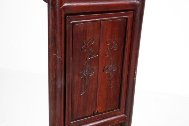 Chinese cabinet, entrance table and cane (3)