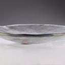 Alfredo Barbini (1913-2007). Circular dish from the 80s made of Murano glass. Ø 34 cm. Made by Barbini, Murano, Venice with label from here.