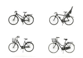 7383, 7385, 7386, 7387 - Collection bicycles (4)