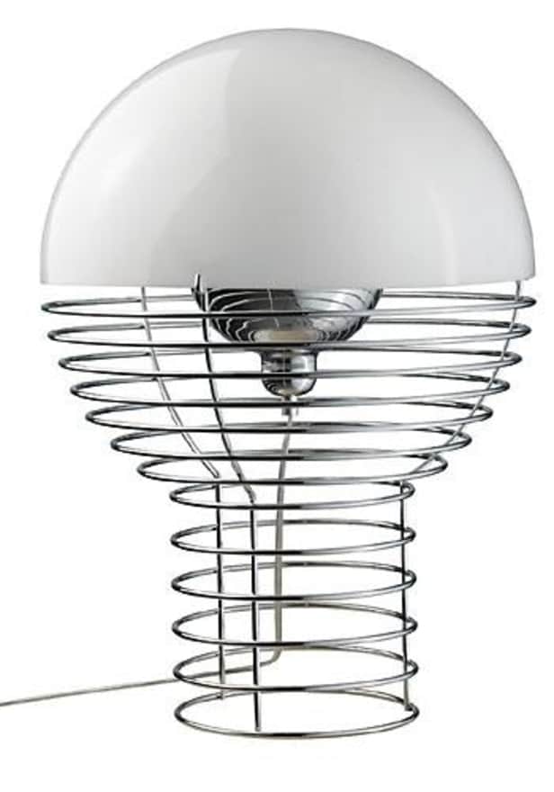 371 Verner Panton. Table lamp, model Wire, Ø 40 cm