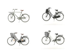 7422, 7423, 7424, 7429 - Collection of bicycles (4)