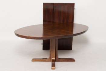Skovby møbler. Ovalt spisebord af palisander (3)