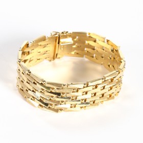 Italian bracelet of 18 kt. gold, Vicenza.