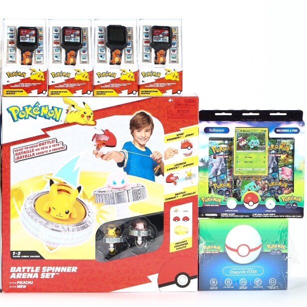 Pokémon spil, kort, ure m.m (11)