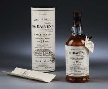 Whisky. The Balvenie 25 years single malt, 46,9%