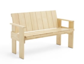 Gerrit Rietveld for HAY. Par udendørs bænke. Crate Collection. Natur (2)