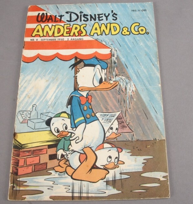 Walt Disney's Anders And & Co. Nr. 2, 3, 4 fra årgang 2 1950 samt Nr. 8, 9, 10, 11, 11B og 12. 2. årgang, 1950 (9)