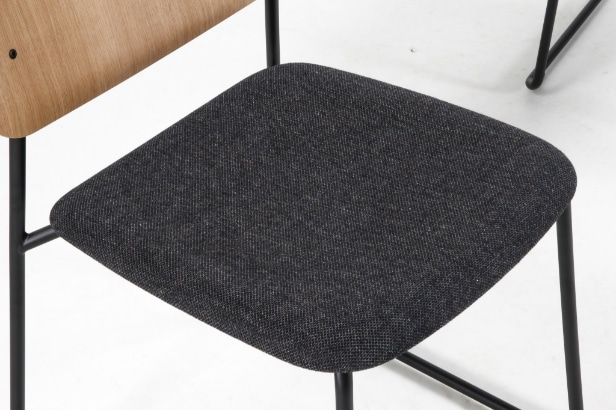 Iskos-Berlin for HAY. Six dining chairs / stacking chairs, model Soft Edge (6)