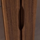 437. Klim Furniture. Walnut display cabinet, model V302