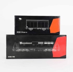 McK HO: DSB ME 1508 lokomotiv samt DSB Hios-v gods (2)