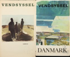 etnisk tøffel Ledig Johannes Hoffmeister samt Svend Engelund. To plakater, 'Vendsyssel,  Danmark', offset, ca. 1960/70'erne (2) - Lauritz.com