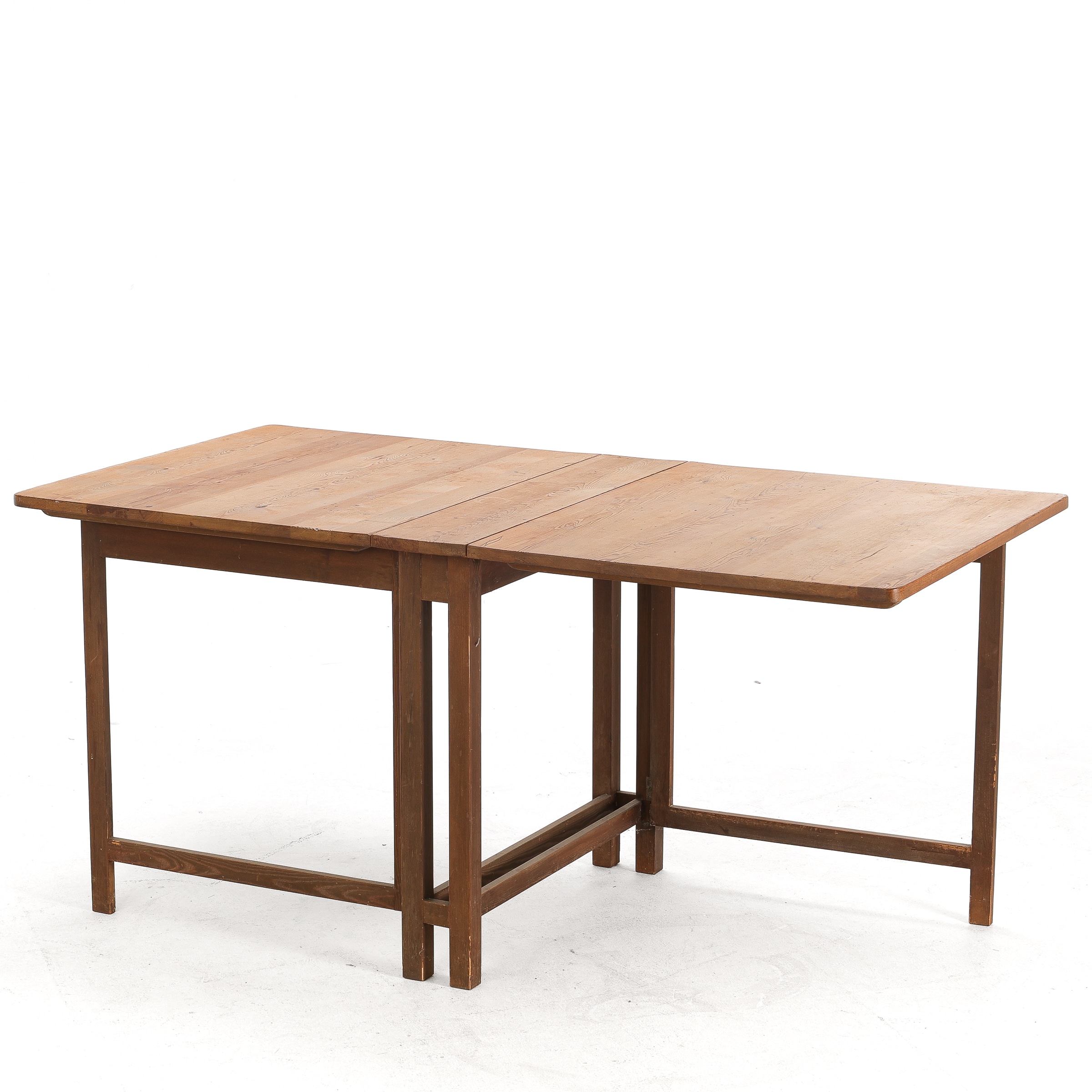Swedish folding table made of pine wood