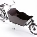 Enghouse tohjulet Long John ladcykel med Shimano-gear, mørkegrøn
