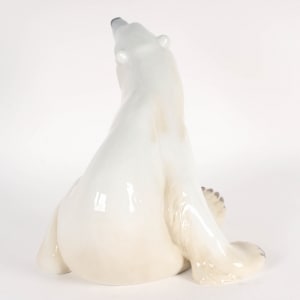 Niels Nielsen for Bing & Grondahl. Giant porcelain polar bear, no