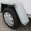 Brenderup lukket trailer med rampe. 750 kg.