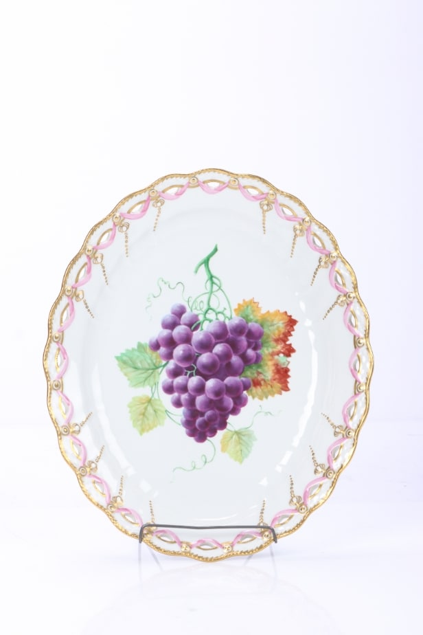 Royal Copenhagen/Fruit set. Asia - Privately painted.