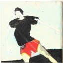 Gitte Skovmand, Ellis Utzon, etc. Collection paintings. (4)