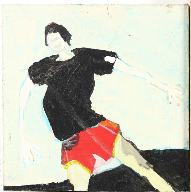Gitte Skovmand, Ellis Utzon, etc. Collection paintings. (4)