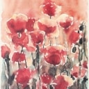 Grethe Gitz & Piet Nieboer. Motiver m/ blomster. (2)
