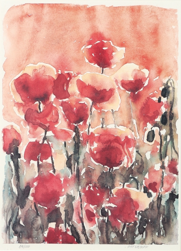 Grethe Gitz & Piet Nieboer. Motiver m/ blomster. (2)