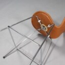 Arne Jacobsen. 7'er barstol, model 3187, nybetrukket