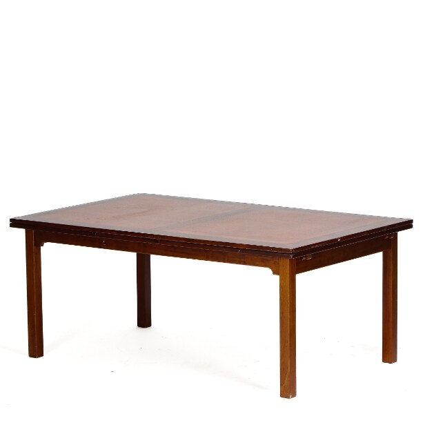 Mahogany dining table.