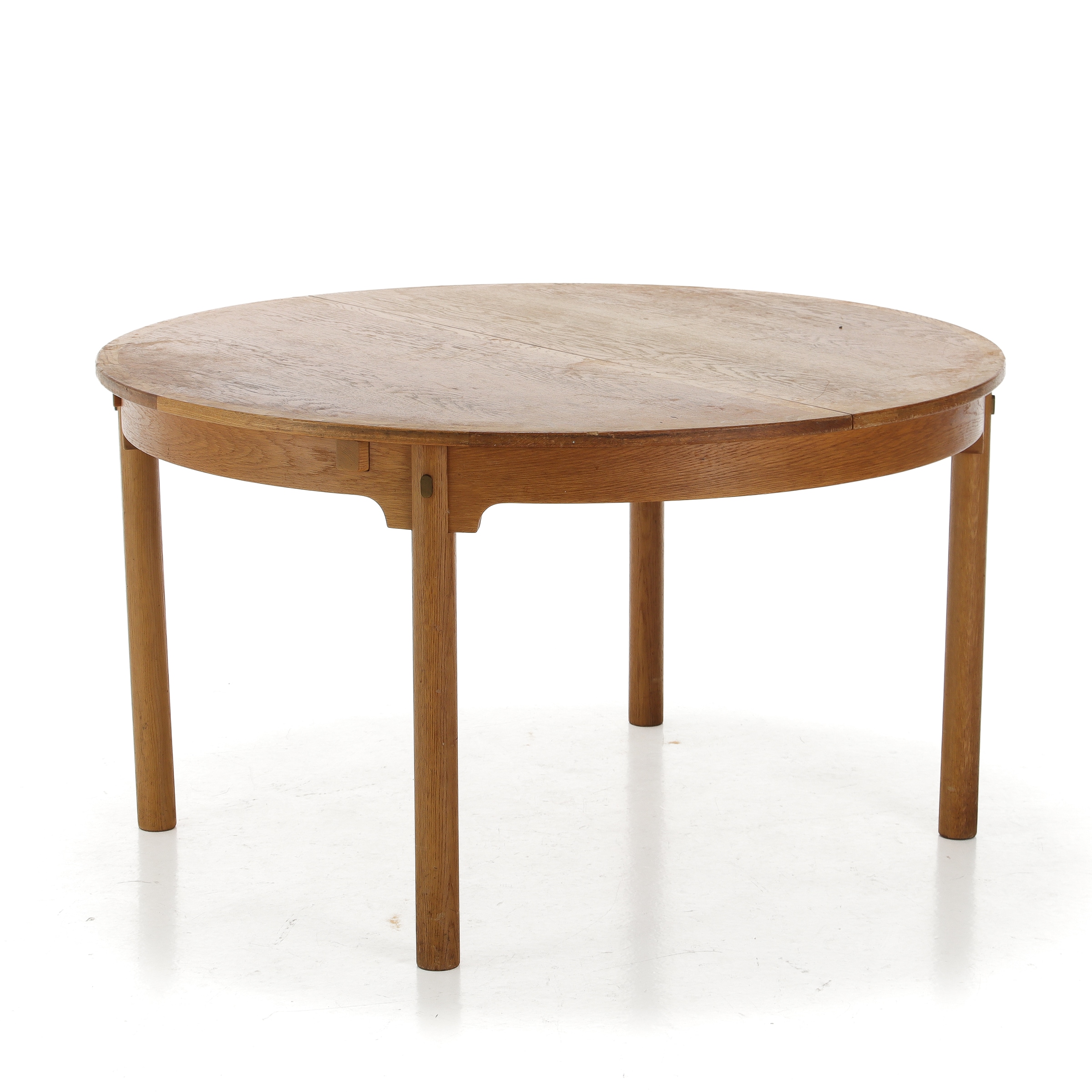 Børge Mogensen. 'Øresundsserien'. Oak dining table with two extension leaves (1+2)