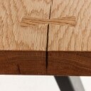 plankebord af egetræ.
